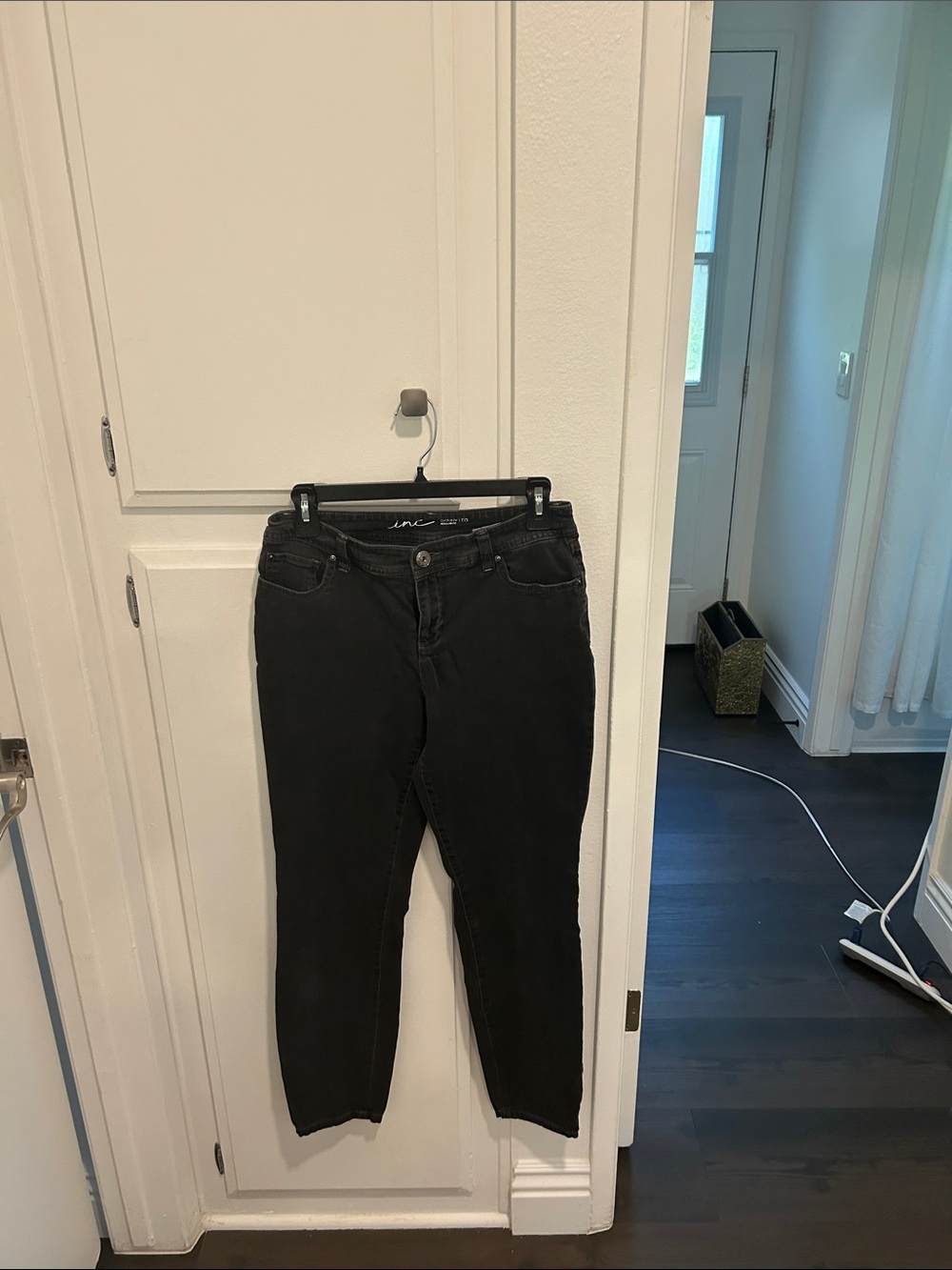 INC International Concepts Black Skinny Jeans